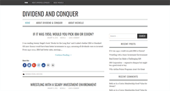 Desktop Screenshot of dividendandconquer.com